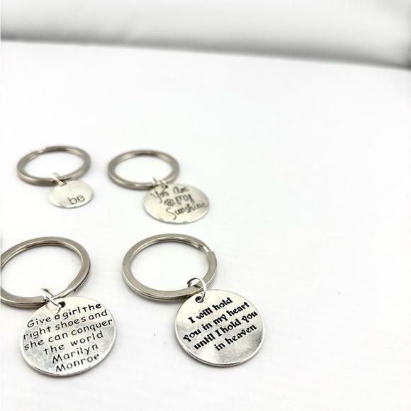 Inspirational Quote Keychain Bundle - Lot of 5 - Picture 3 of 7